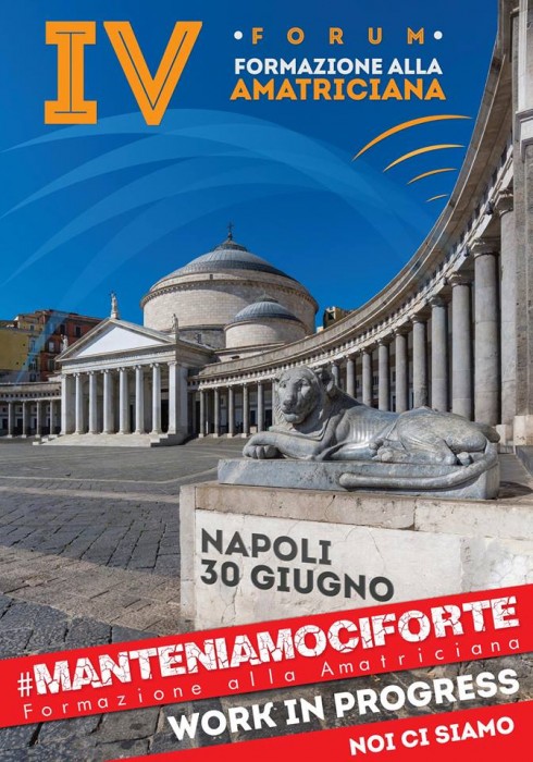 IL IV FORUM A NAPOLI IL 30 GIUGNO 2018