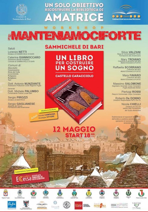 In Puglia a Sammichele di Bari: #ManteniamociForte - Il libro